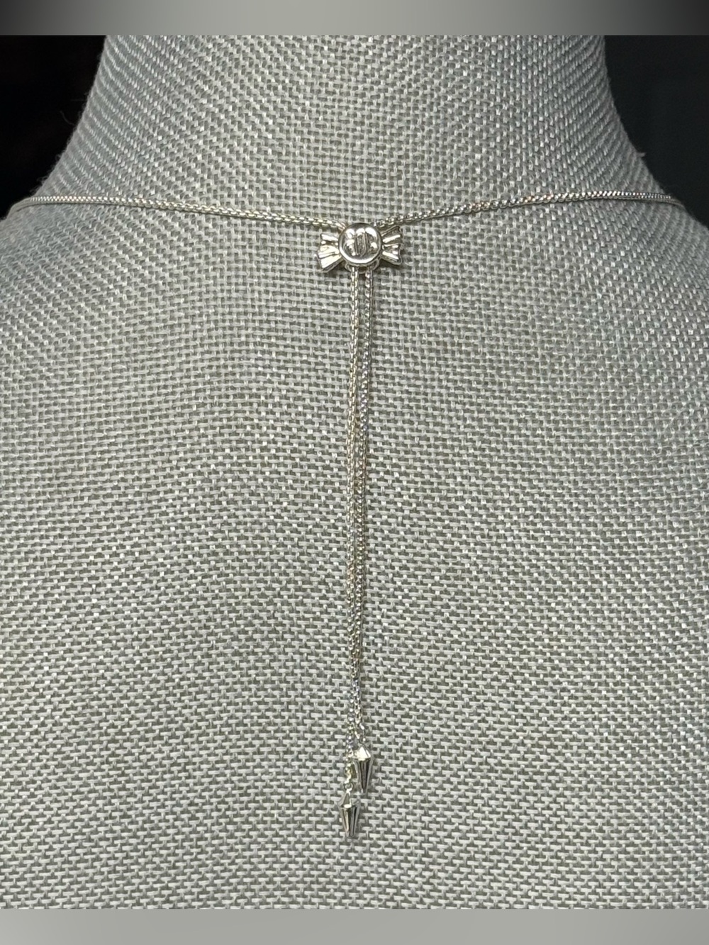 Bomb Party Jewel Candy “The Zoella” Silver Tone Tennis Necklace - Picture 5 of 5